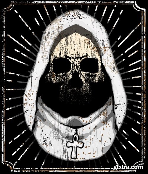 Collection image to print T-shirts with the slogan for the things T-shirt 7-25 EPS