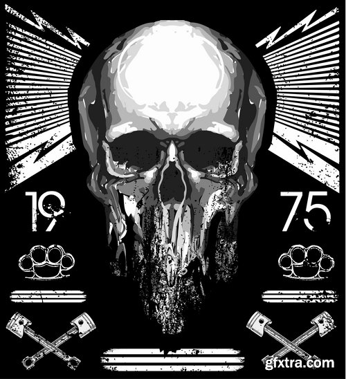 Collection image to print T-shirts with the slogan for the things T-shirt 7-25 EPS