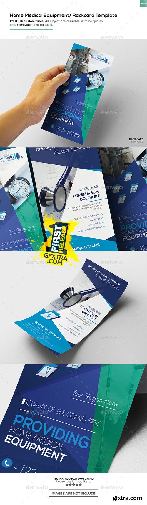 GraphicRiver - Home Medical Equipment/ Rackcard Template 16895897 GraphicRiver - Home Medical Equipment/ Rackcard Template 16895897