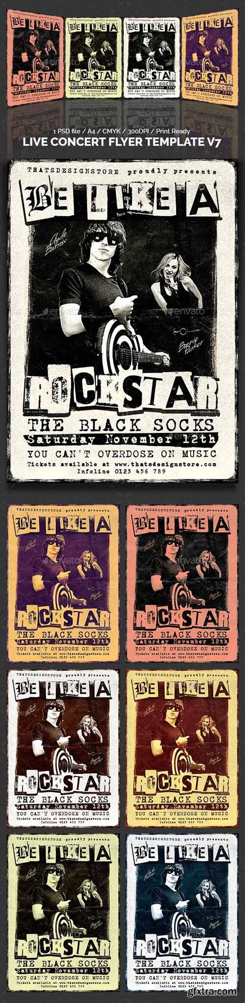 GR - Live Concert Flyer Template V7 12174340