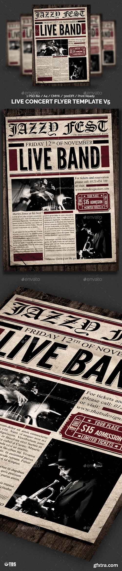 GR - Live Concert Flyer Template V5 11315569