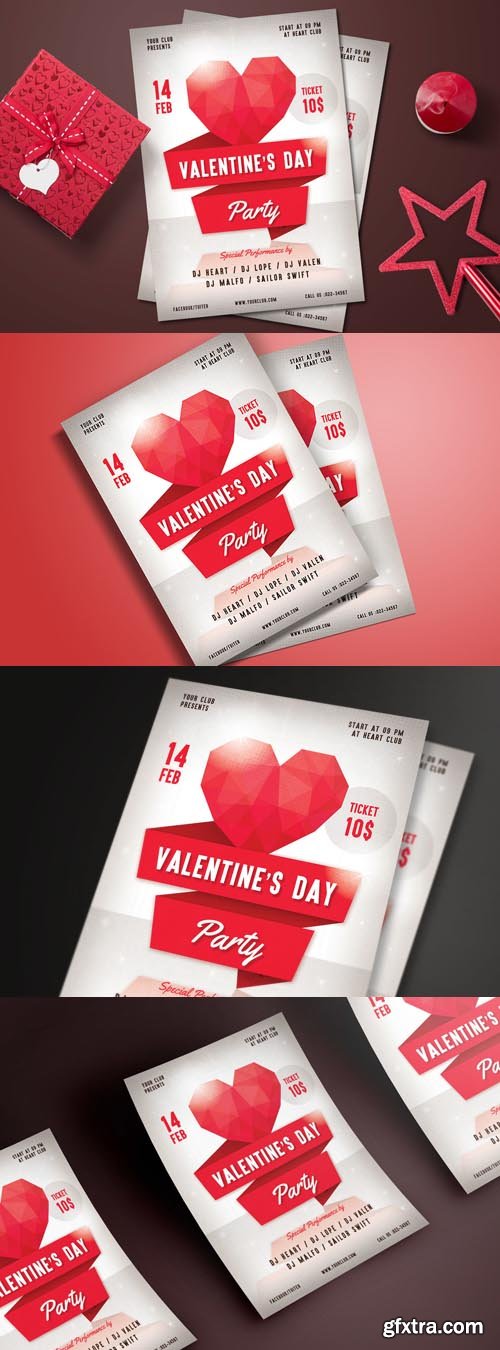 Valentines Day Party Flyer Valentines Day Party Flyer