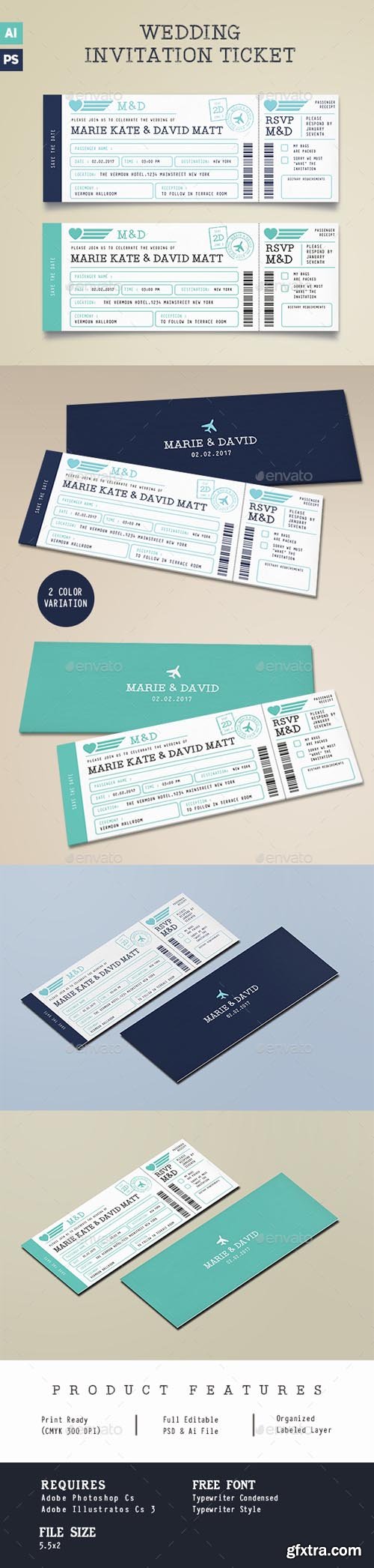 GR - Wedding Invitation Ticket 17299104 GR - Wedding Invitation Ticket 17299104
