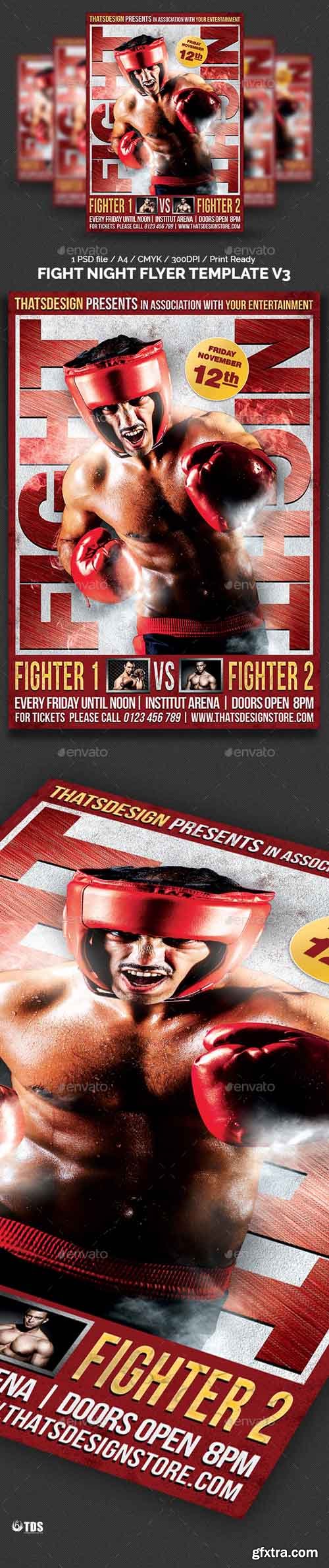 GR - Fight Night Flyer Template V3 12341553 GR - Fight Night Flyer Template V3 12341553