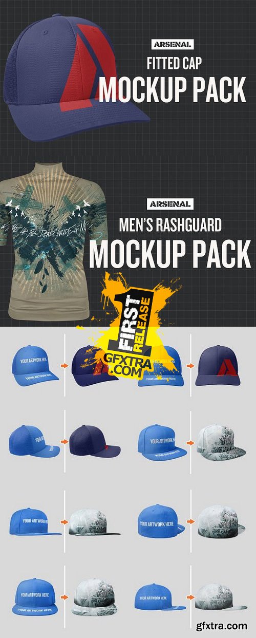 CM - Fitted Cap Mockup Template Pack 991053 CM - Fitted Cap Mockup Template Pack 991053