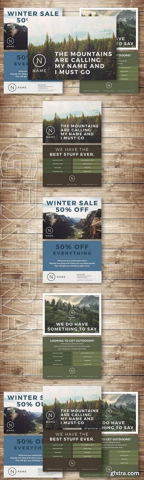CM - Flyer Bundle - Outdoor or Retail 1049224
