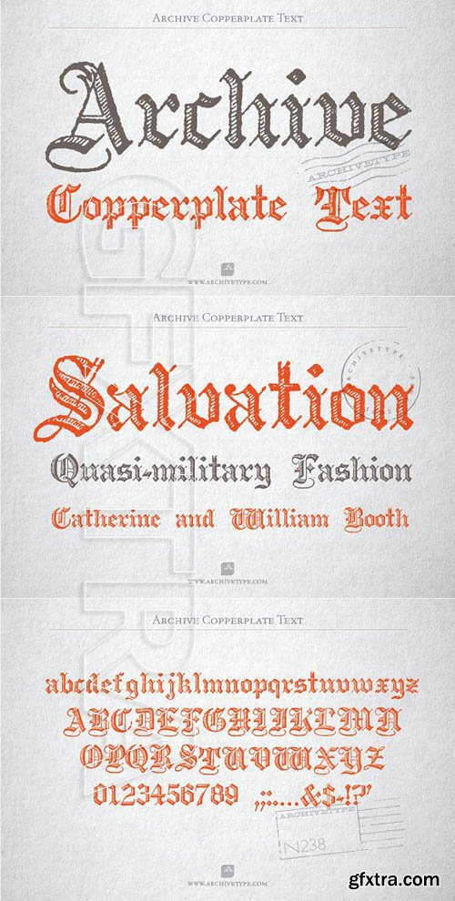 CM Archive Copperplate Text 1154936