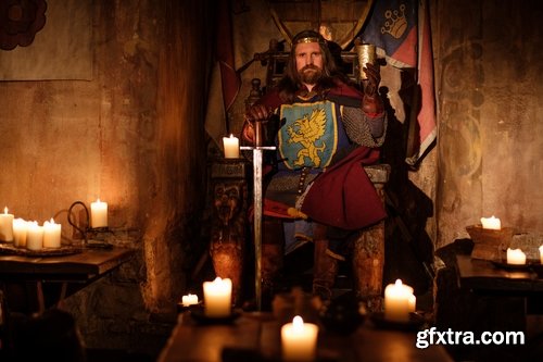Collection of throne armchair interior medieval 25 HQ Jpeg