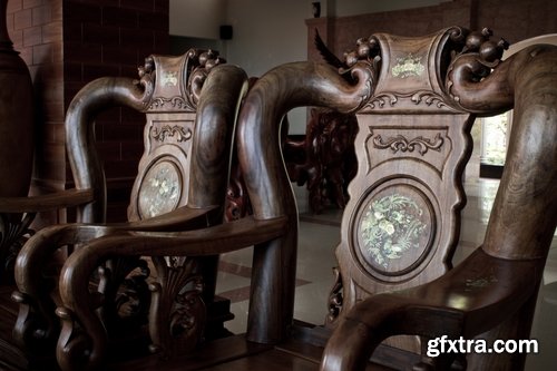 Collection of throne armchair interior medieval 25 HQ Jpeg