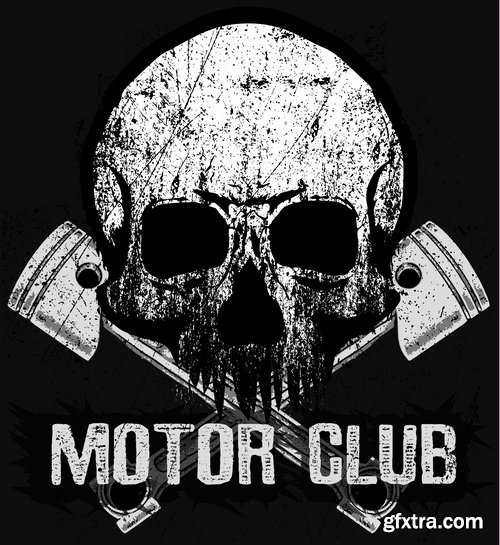 Skull Collection image to print T-shirts with the slogan for the things T-shirt 8-25 EPS