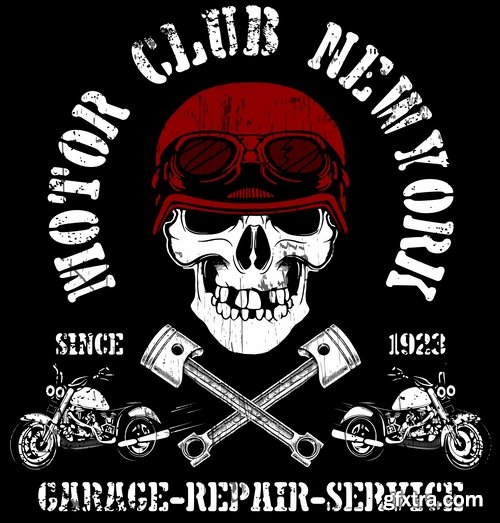 Skull Collection image to print T-shirts with the slogan for the things T-shirt 8-25 EPS