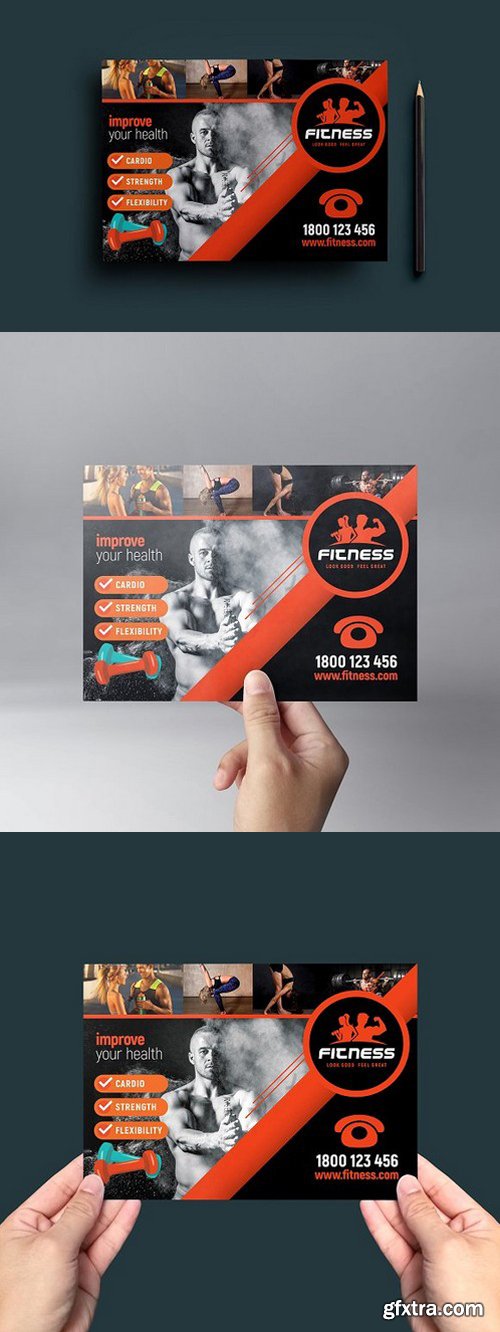 CM - Gym Fitness Flyer Template 2 944019