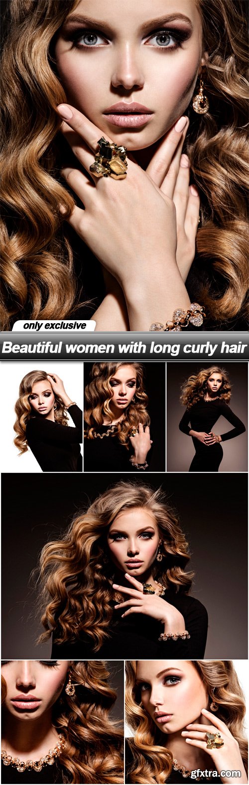 Beautiful Women with Long Curly Hair 7xJPG