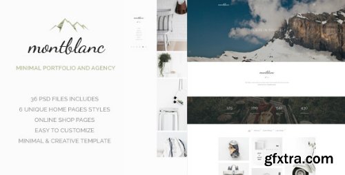 ThemeForest - Montblanc - Minimal Creative PSD template 12831507 ThemeForest - Montblanc - Minimal Creative PSD template 12831507