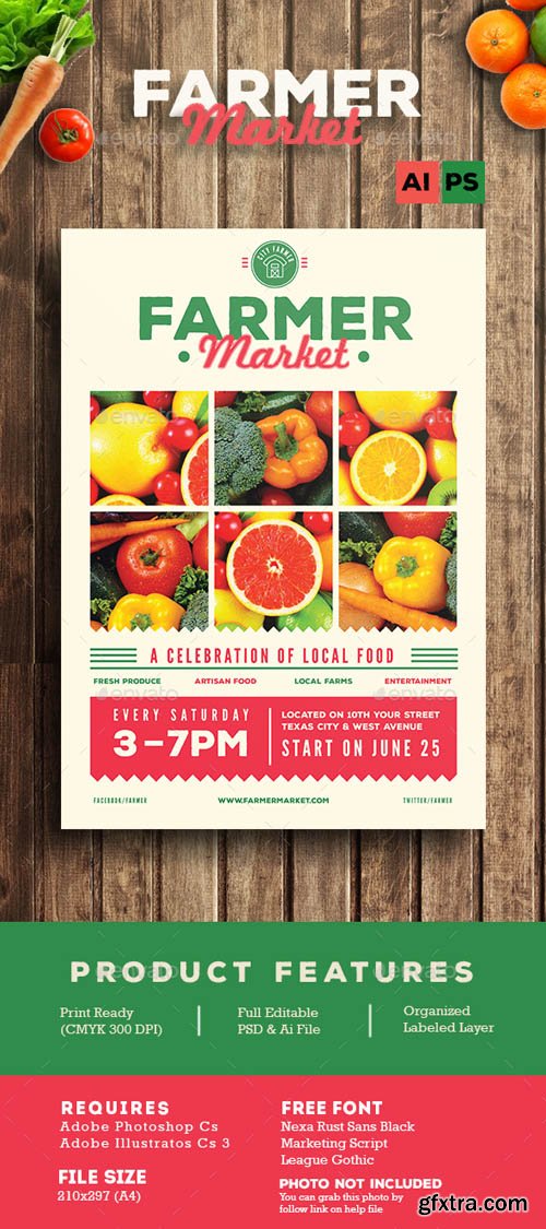 GR - Farmer Market Flyer 13430883 GR - Farmer Market Flyer 13430883