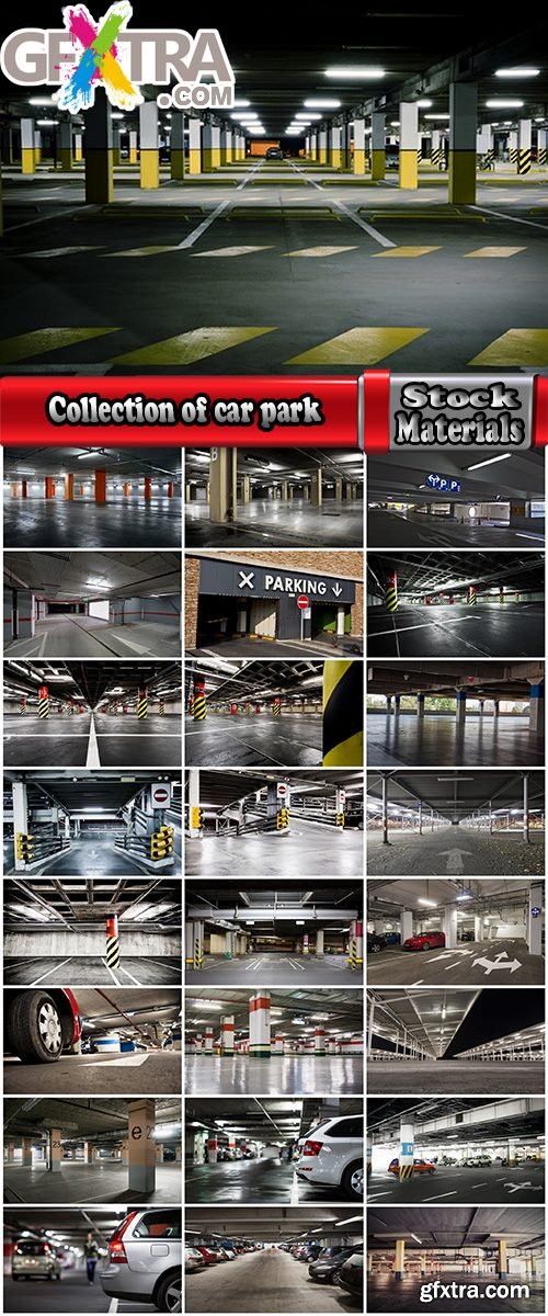Collection of car park parking for car parking space area 25 HQ Jpeg