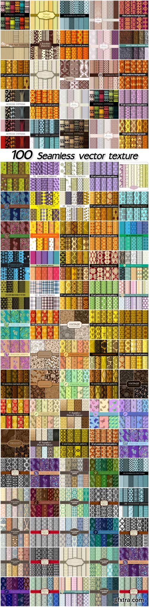 Seamless Textures & Patterns Collection #2, 100xEPS