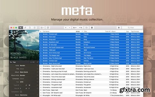 Meta – Music Tag Editor 1.6.2 (Mac OS X)