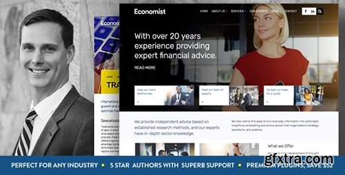 ThemeForest - Economist v1.0.0 - Business and Finance WordPress Theme - 18818473
