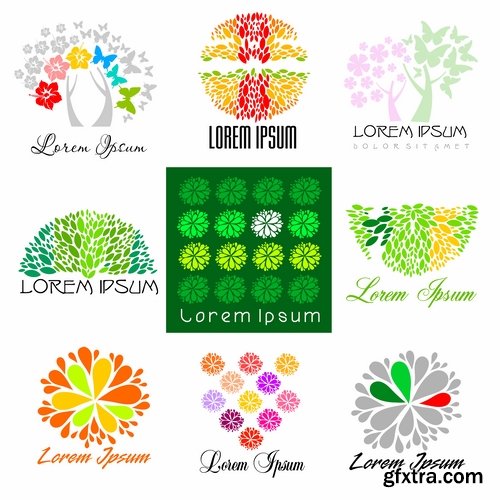 Collection logo icon web design element site 47-25 EPS