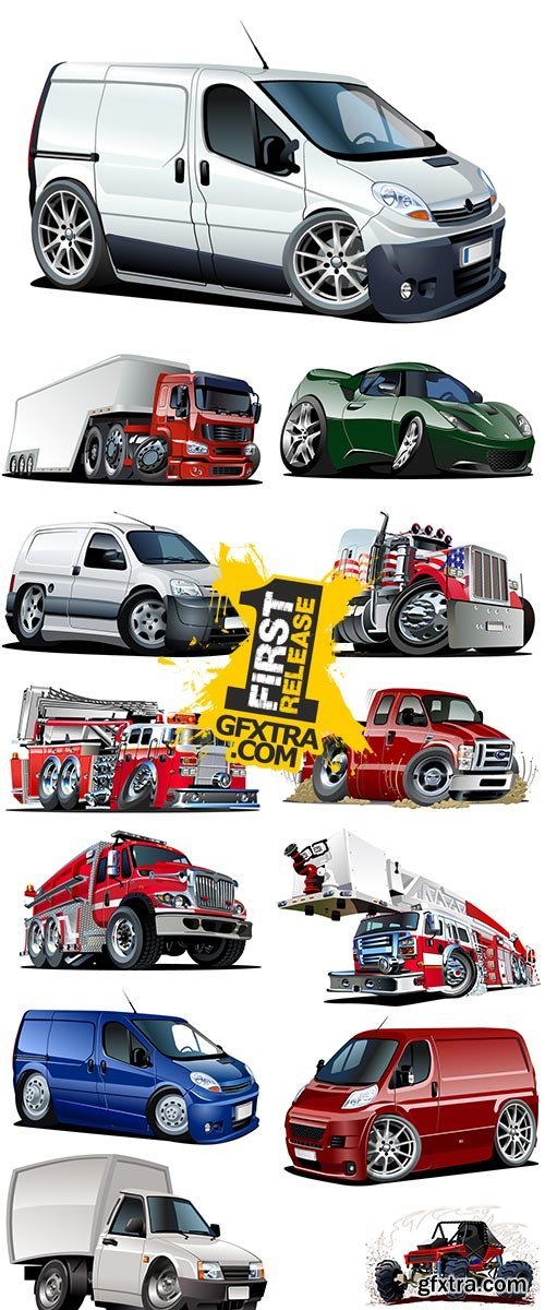 Stock Vector cartoon Lowrider