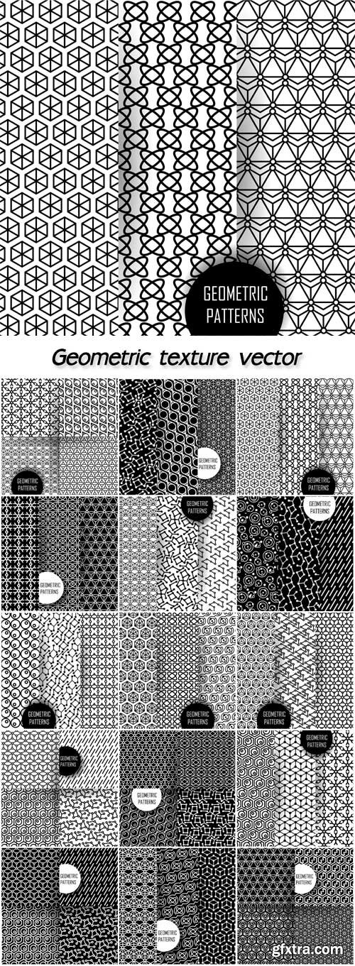 OP Art Patterns - Geometric Seamless Textures 15xEPS