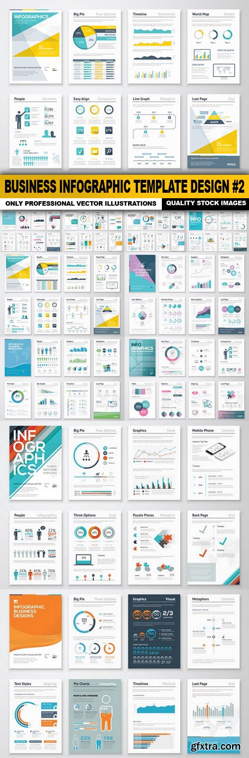 Business Infographic Template Design #2 - 10 Vector