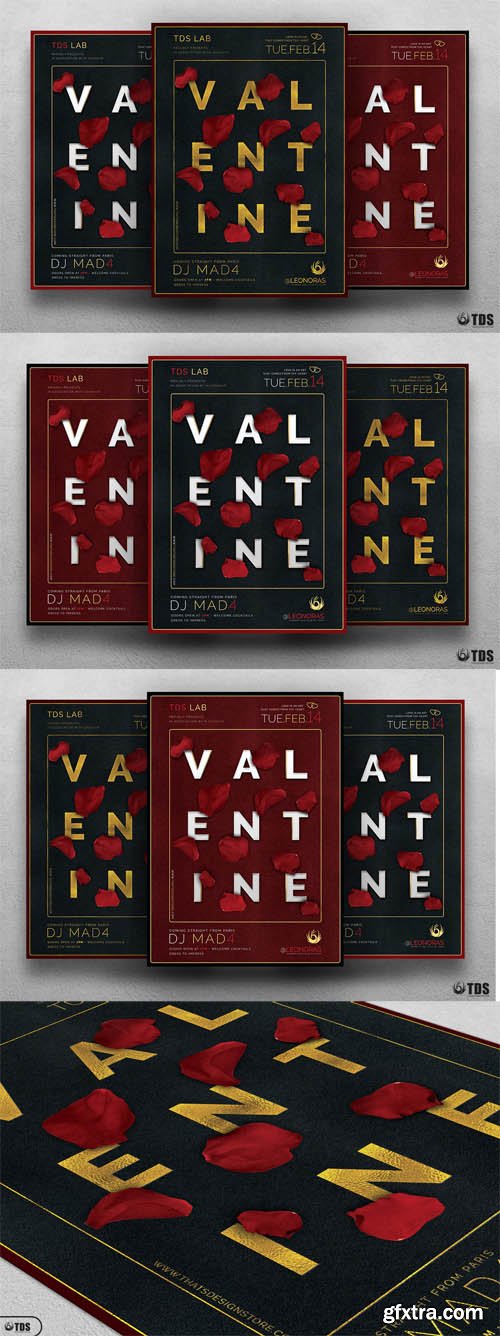 Valentines Day Flyer Template V10 Valentines Day Flyer Template V10