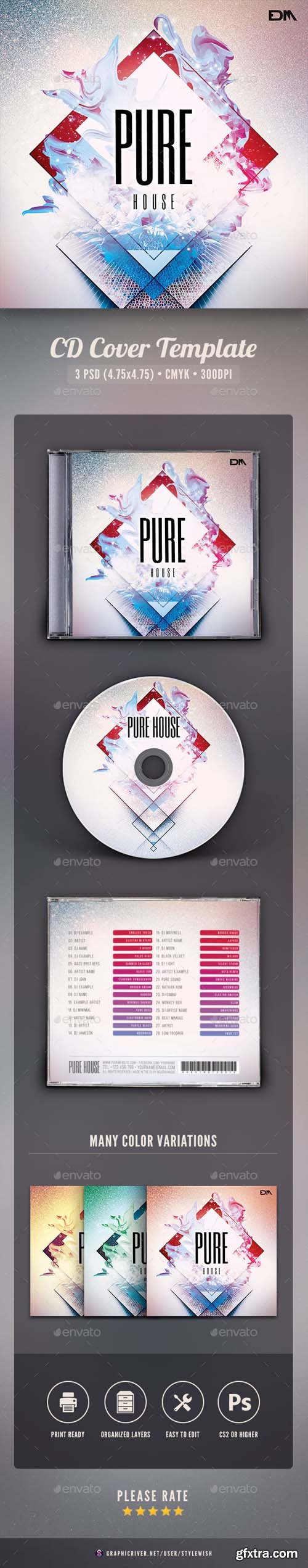 GR - Pure House CD Cover Artwork 16042133 GR - Pure House CD Cover Artwork 16042133