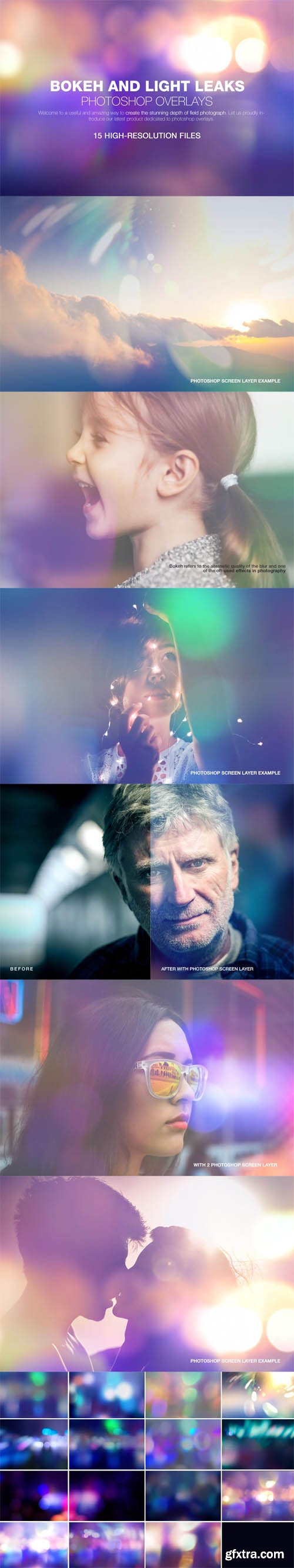 Bokeh & Light Leaks Backgrounds 02 Bokeh & Light Leaks Backgrounds 02