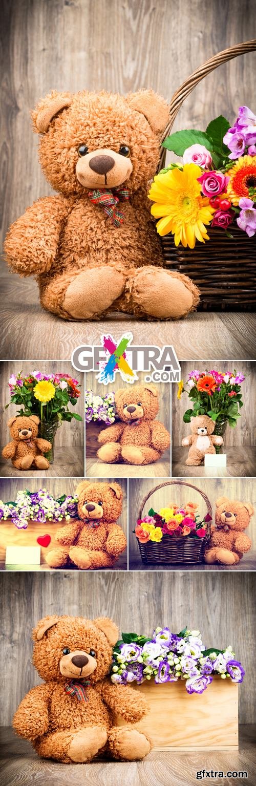 Stock Photo - Teddy Bear Romantic Set