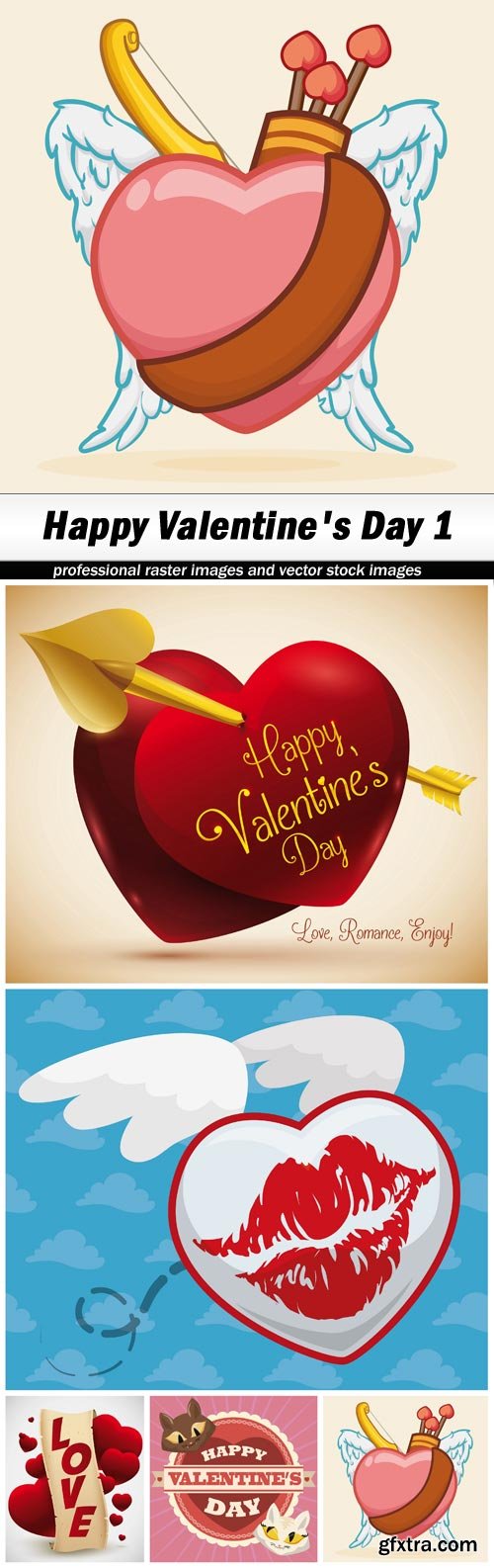 Happy Valentine's Day 1 - 5 EPS