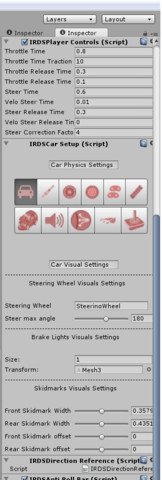 Unity Asset &ndash; iRDS &ndash; Intelligent Race Driver System v3.1