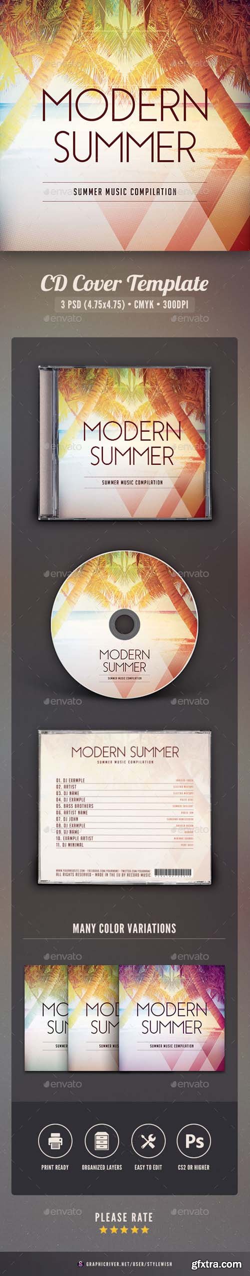 GR - Modern Summer CD Cover Artwork 16455379 GR - Modern Summer CD Cover Artwork 16455379