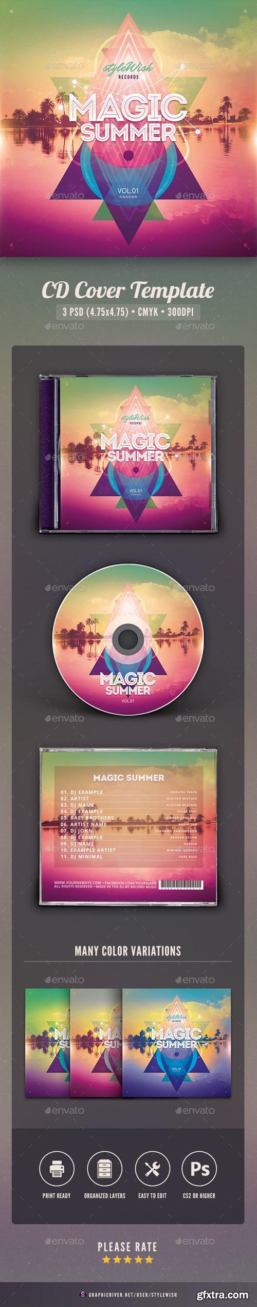 GR - Magic Summer CD Cover Artwork 16181480 GR - Magic Summer CD Cover Artwork 16181480