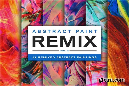 CreativeMarket Abstract Paint Remix Vol. 2 1171498