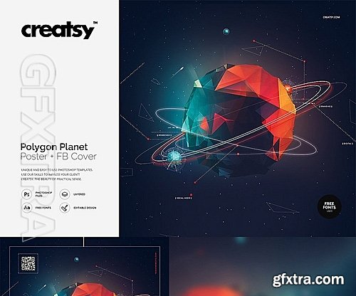 CM - Polygon Planet Poster 1161303