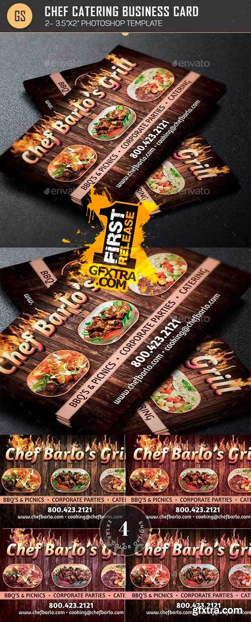 GR - Chef Catering Business Card Template 19270713 GR - Chef Catering Business Card Template 19270713