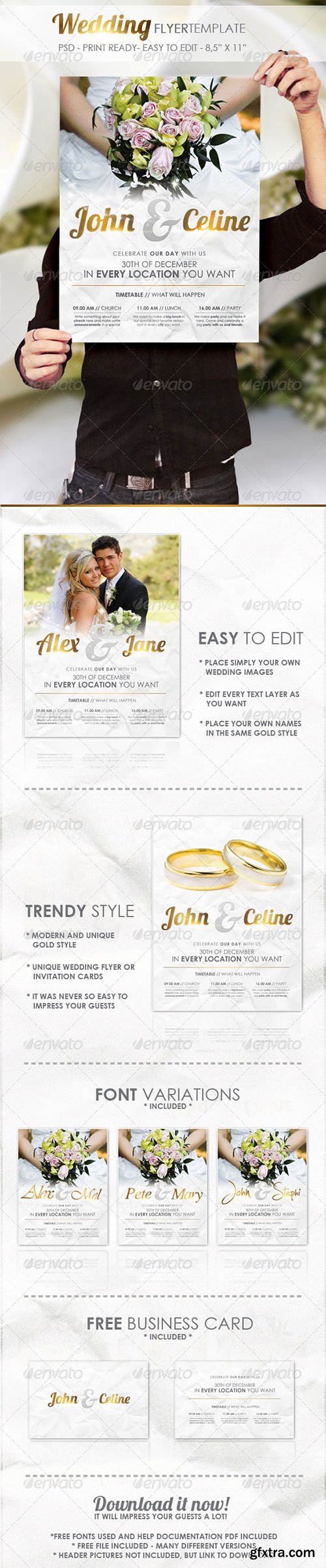 GraphicRiver - Wedding - Flyer Template 642539