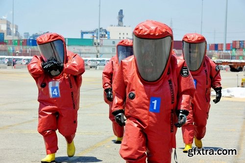 Collection of chemical decontamination contamination suit laboratory quarantine 25 HQ Jpeg