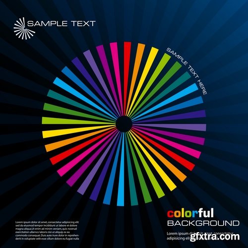 Collection of abstract background is an example of a template wallpapers 5-25 EPS