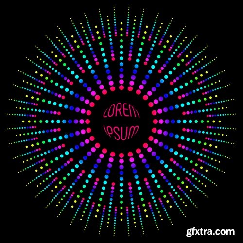 Collection of abstract background is an example of a template wallpapers 5-25 EPS