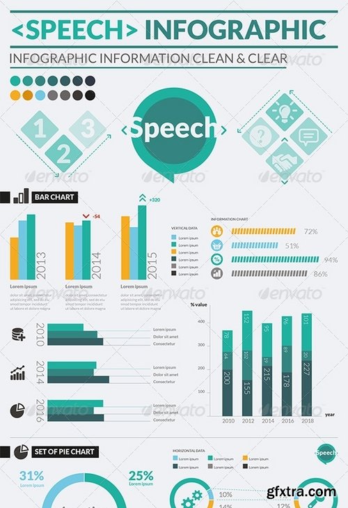 GraphicRiver - Speech Infographic 6755476