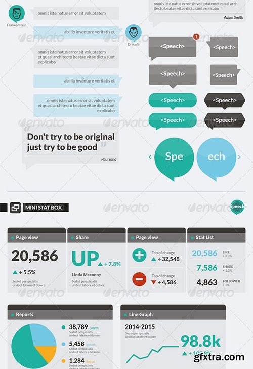 GraphicRiver - Speech Infographic 6755476