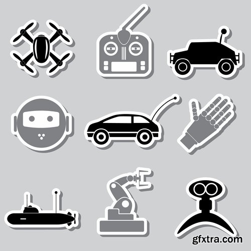 Collection logo icon web design element site 53-25 EPS