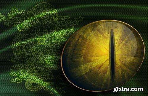 Collection of dragon logo icon image for clothes mythical beast 25 EPS