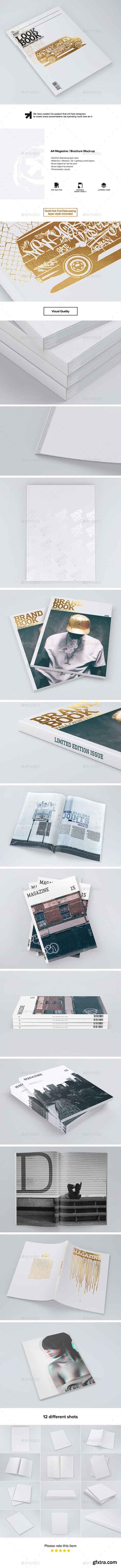 GR - A4 Magazine / Brochure Mock-up 19310676 GR - A4 Magazine / Brochure Mock-up 19310676