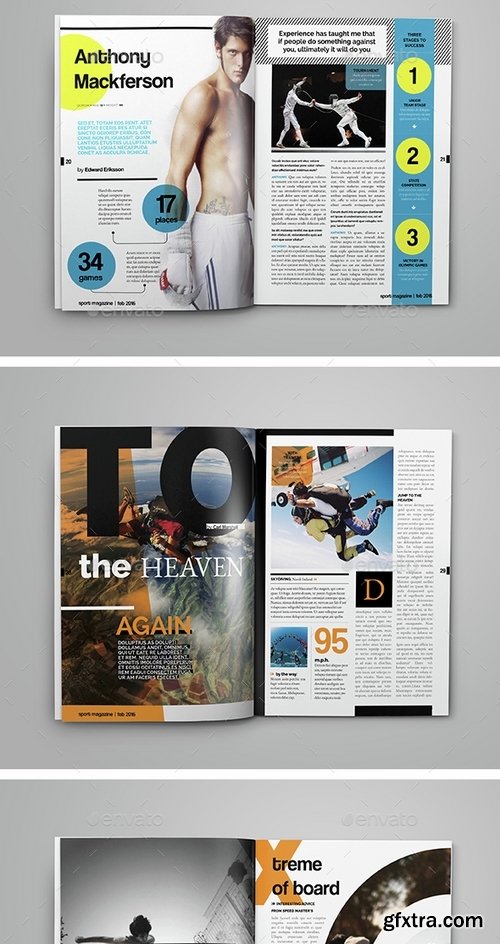 GraphicRiver - Sport Magazine 14754930