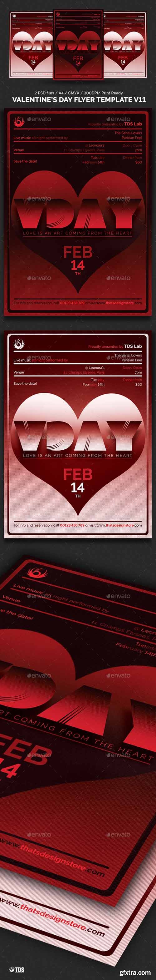 GR - Valentines Day Flyer Template V11 19319516