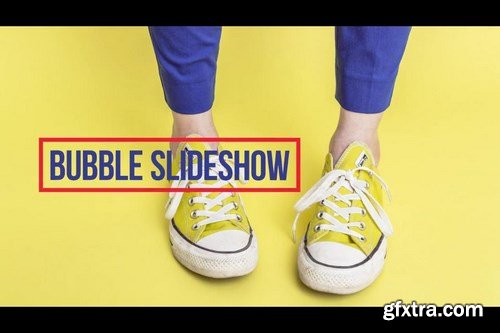 Bubble Parallax Slideshow After Effects Templates
